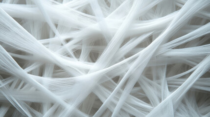 Wall Mural - Close-up of the fibers in a tightly woven cotton shirt