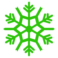 Snowflake vector illustration isolated on a white background 