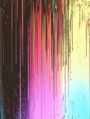 Poster - Multicolored Background with Dripping Paint