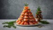© Анастасия Макевич - salmon tree, Christmas table setting