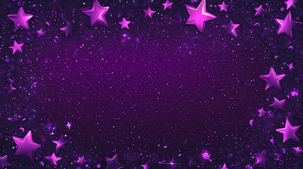 Wall Mural - a purple starry sky background with stars and nebula in space, purple galaxy texture for design or p