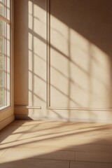 Poster - Interior view of room with window