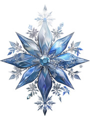 Wall Mural - transparent png of a snowflake, snowflake illustration, Christmas snowflake, holidays, winter elements