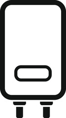 Poster - boiler providing hot water for shower and other domestic appliances, ensuring comfort and convenienc