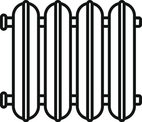Poster - heating radiator distributing heat, ensuring cozy atmosphere during cold season