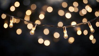 Poster - Glittering Vintage White And Silver Lights, Perfect For Festivals And Celebrations With A Defocused Effect For Added Charm And Atmosphere.