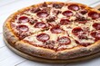 © dendyh7 - Delicious Pizza on Table Close Up