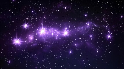 Wall Mural - big space explosion in universe. abstract background with purple and blue milky way. galaxy, neutron