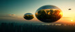 © NeoArtist - Transparent Domes and Green Parks in a Futuristic City