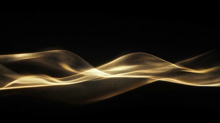 Poster - Abstract Light Trails Captured in Motion Creating a Stunning Visual Effect on a Black Background for Creative Projects and Designs