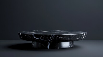 Canvas Print - Black Marble Stand.