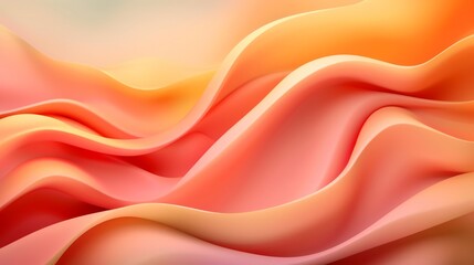 Poster - Soft Minimalist Design with Smooth Blending Colors