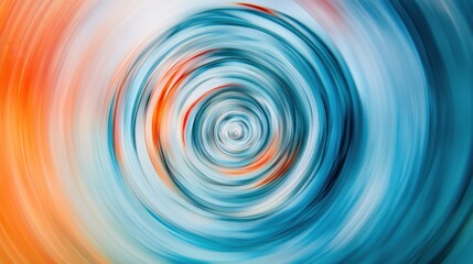 Poster - An abstract portrayal of concentric, colorful waves radiating outward from a central point, Symbolizing the expanding influence and reach of inclusive practices across different areas