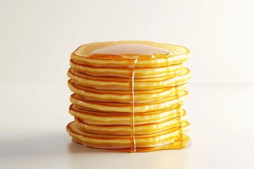 Wall Mural - Pancakes with syrup