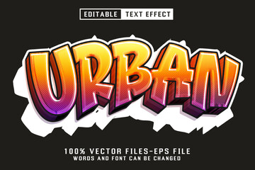 Poster - Urban Graffiti Text - Editable Text Effect
