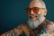 © MK - Man with beard and glasses smiling