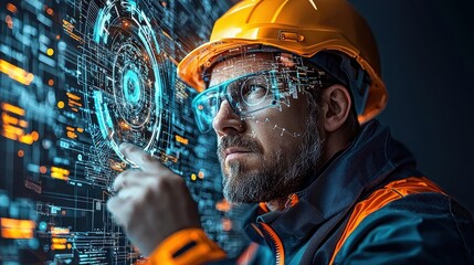 Poster - Cybersecurity expert analyzing malware attack on ai standards in the technology sector a deep dive into cyber threats and countermeasures