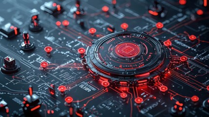 Poster - Disruption of ai node network due to breach implications for cybersecurity in technology environment from an analytical perspective