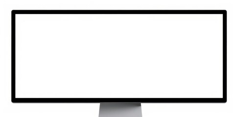 Wall Mural - Laptop mock up with clear screen for customization, blank, computer