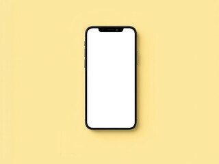 Wall Mural - Smart phone mockup design with editable background for customized phone display, device, tech