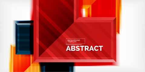 Poster - Arrow symbols created with 3d effects and line texture geometric abstract background