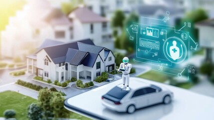 Poster - Smart Home Technology and Modern Living Concepts