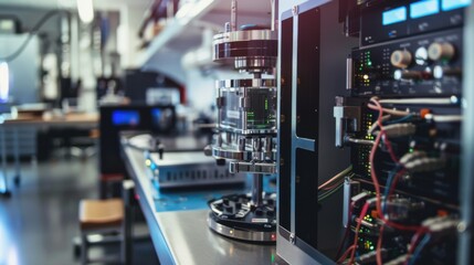 Poster - Advanced Equipment in a Modern Laboratory Setting