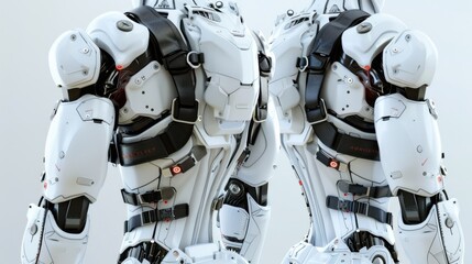 Poster - Futuristic White Robotics Design and Technology