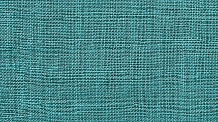Poster - A close-up of textured teal fabric, showcasing its weave and color depth.
