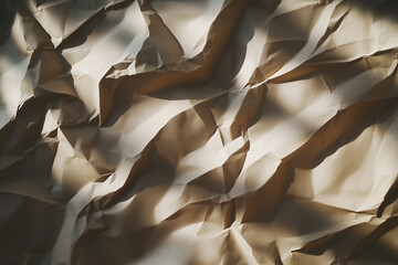 Poster - paper with a brownish color and some kind of texture. It looks like it has been burned or ripped
