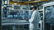 © Boinah - A technician uses virtual reality in an industrial setting for design and analysis.