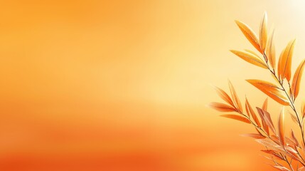 Poster - A Thanksgiving background featuring a subtle gradient of warm fall colors like orange, red, and yellow, perfect for overlays or greeting cards.