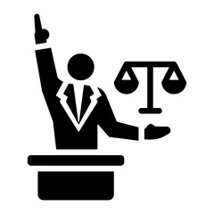 Wall Mural - Prosecutor Icon