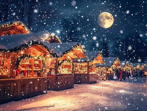 Hear is the image of the beautiful background, environment for Christmas 