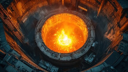 Poster - Harnessing energy massive industrial plasma reactor in a deep underground facility for sustainable power generation