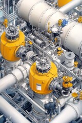 Poster - Illustration of mitigation efforts using PPE in an industrial setting with visible workers