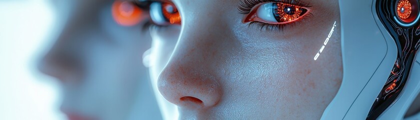 Poster - Envisioning a utopian future robot integration in daily life global society digital innovation optimistic perspective advanced technology