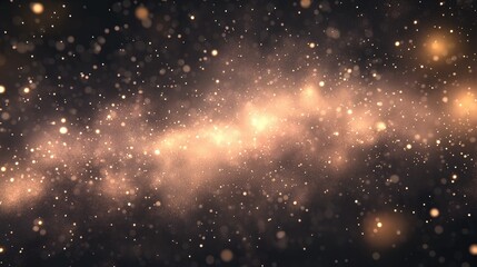 Poster - 2D cartoon illustration of sparkling magical dust particles with starbursts and shining flashes Bright light shines and glows creating a vibrant explosion effect on a transparent background