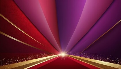 Aufkleber - purple red background with gold wave design Abstract elegant blue luxury background with gold line. Modern futuristic background . Can be design for landing page, book covers, brochures, flyers, magaz