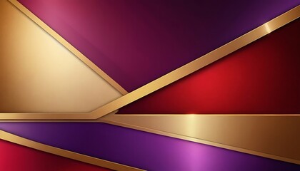 Aufkleber - purple red background with gold wave design Abstract elegant blue luxury background with gold line. Modern futuristic background . Can be design for landing page, book covers, brochures, flyers, magaz