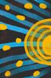 © ADDICTIVE STOCK - Abstract geometric vibrance in blue and yellow design