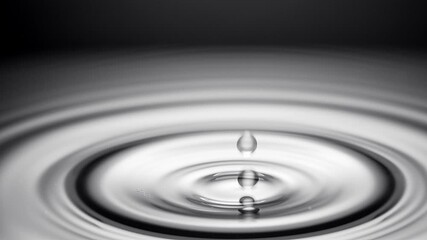 Wall Mural - falling drop of water slow motion