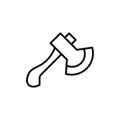 Poster - Axe icon web design in vector