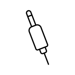 Poster - Audio jack icon web design in vector