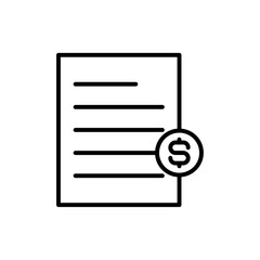 Poster - Bill paid icon web design in vector