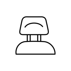 Poster - Car headrest icon web design in vector