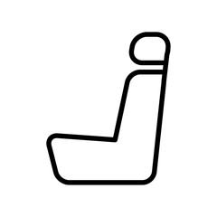 Poster - Car seat icon web design in vector