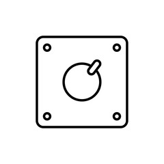 Aufkleber - Dimmer icon web design in vector