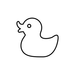 Poster - Duck icon web design in vector