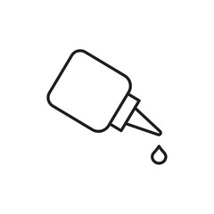 Poster - Eye drop icon web design in vector